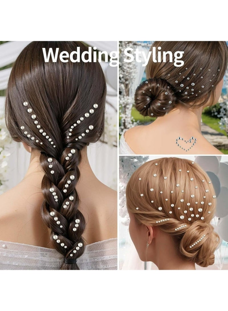 YOUGE 1950 Pcs Self Adhesive Facial Gemstones And Pearls, Suitable For Makeup, Holiday Jewelry, Hair Gemstones, Rhinestone Stickers, Suitable For Facial, Eye, Cosmetic, Nail, Craft Diamond Sticker Sets, Multi-Color - Image 5