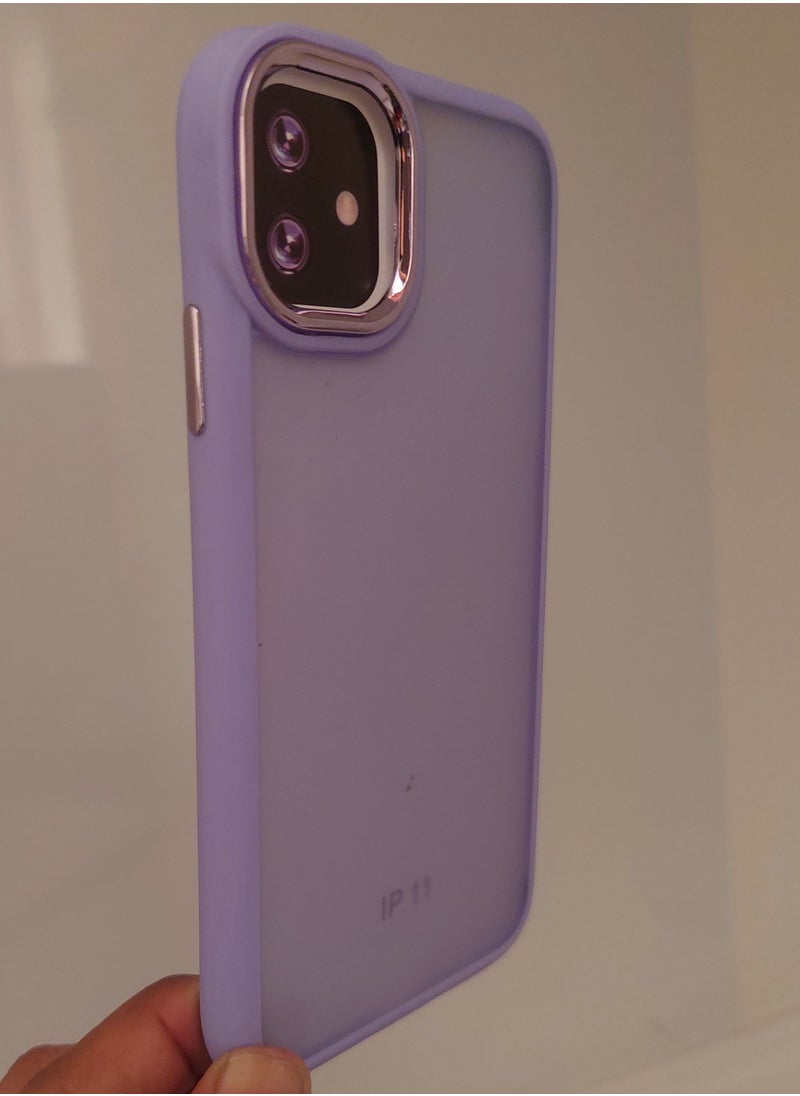 Creative Creative Case for Iphone Q series for Iphone 11 Hard Silicone Purple Colour  - Image 2