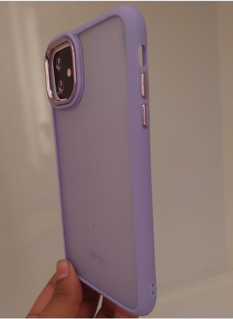 Creative Creative Case for Iphone Q series for Iphone 11 Hard Silicone Purple Colour  - Image 3