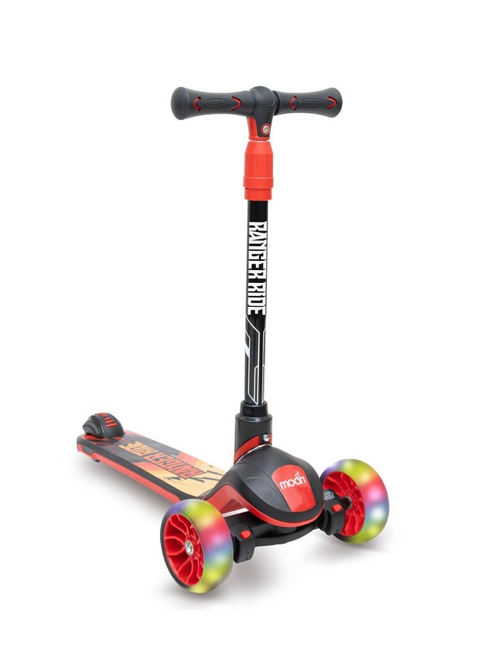 Moon Ranger Ride Kids Skate Scooter -Red - Image 1