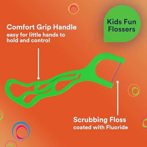 DenTek Kids Fun Flossers, Wild Fruit, 90 Count - Image 4