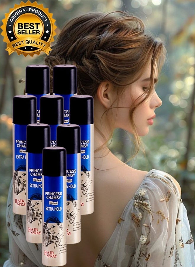 PRINCESS CHAMSY 8 Pieces Extra Hold Hair Spray 300ML - Image 1