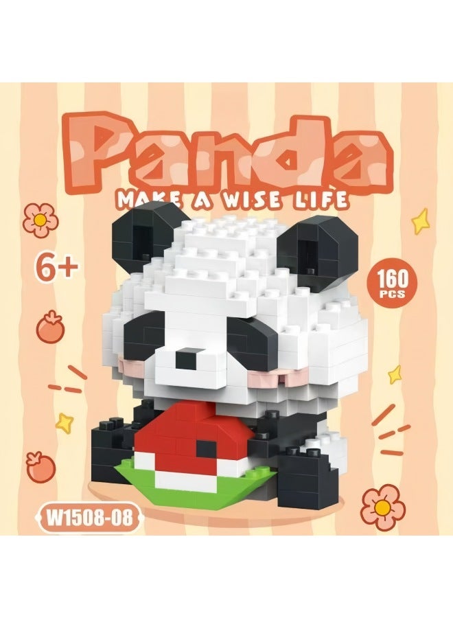 Small Particle Girl Series Building Blocks Lina Belle Star Dew Panda Kidsren's Toys Primary School Students' Children's Day Gift