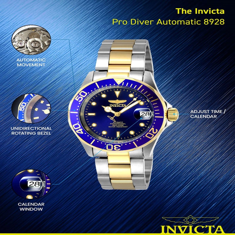 Invicta ساعة أوتوماتيكية للرجال من إنفيكتا 8928 مجموعة برو دايفر - Image 4