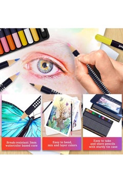Y&D Colour Pencils 36 Professional Colored Pencil Set log art painting student brush for Kids Artist and Beginners Drawing Sketching Painting Coloring Book  - Image 4