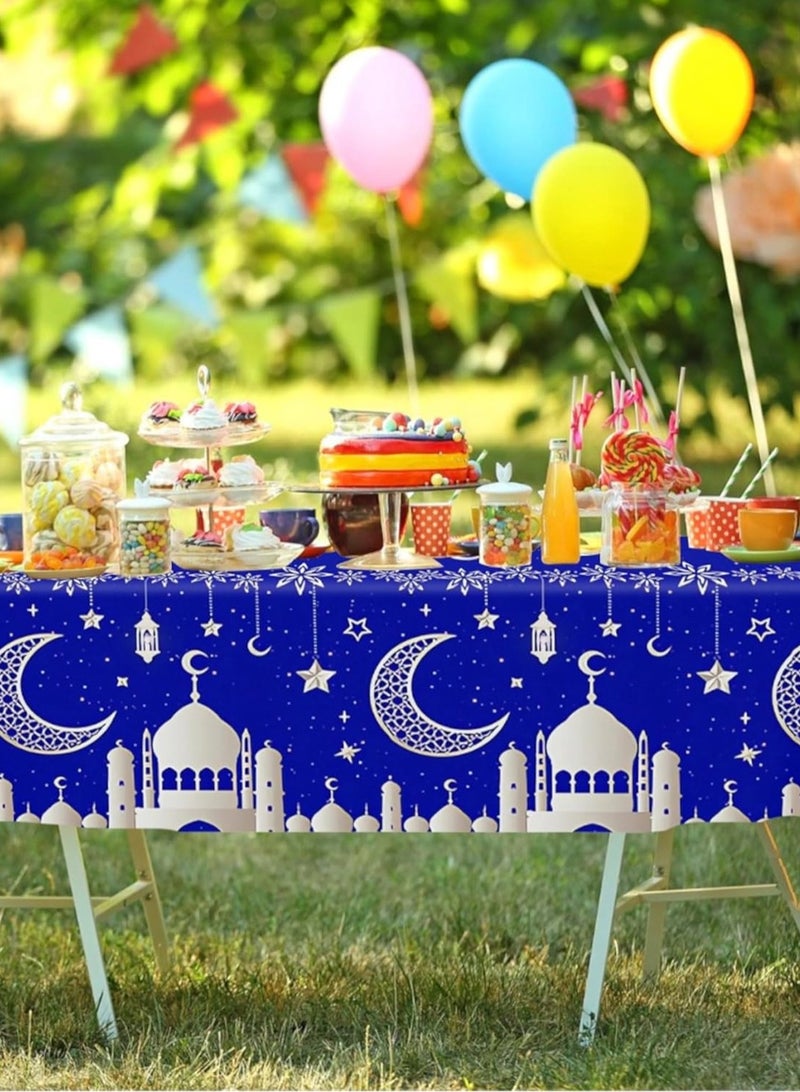GGOOT 1 Pc Ramadan Table Cloth Disposable – Ramadan Disposable Table Sheet – Ramadan Table Cover Ramadan  Tale Decorations - Ramadan Table Cover 130 * 220 CM - Image 5