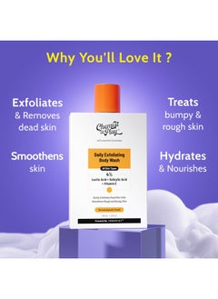 Chemist at Play Exfoliating Body Wash 473Ml | 4% (Salicylic Acid, Vitamin E And Lactic Acid) | Paraben & Sls Free | Gentle Exfoliating Shower Gel | Removes Tan| Prevents Dry, Rough, Bumpy Skin | Men & Women  - Image 2