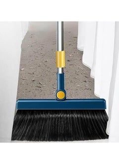 Hihonor Household Broom and Dustpan Set, Long Handle Brooms and Dustpan Household Soft Sets, Plastic Stainless Steel Long Teeth Dustpan Combination, Broom and Stand up Dustpan Set for Home (Green)  - Image 5