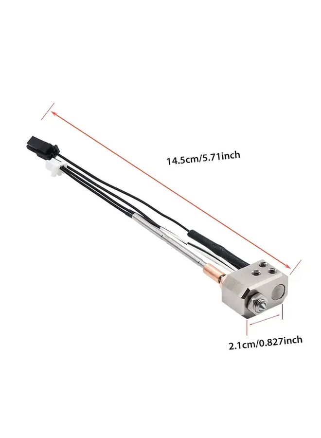 Upgraded Hotend Kit for Prusa I3 MK4 Only Thermistor 24V 40W Heating Block Dual Metal Nozzles DIY 3D Printer Parts - Image 2