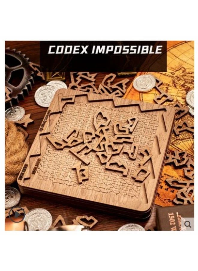 5 Layer Wooden Puzzles For Adults Brain Teaser Mystery Of Wisdom Decryption Game - Image 1