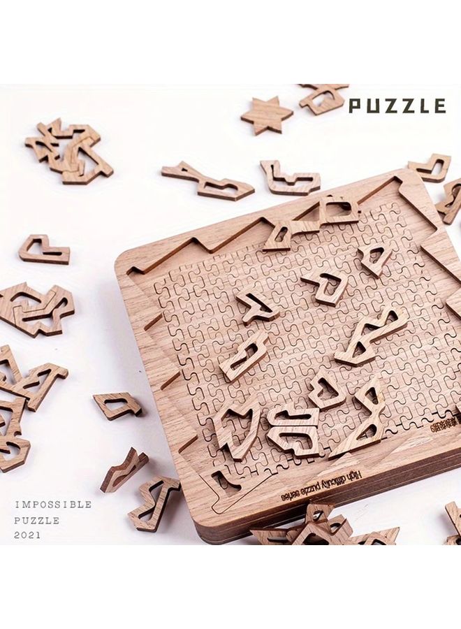 5 Layer Wooden Puzzles For Adults Brain Teaser Mystery Of Wisdom Decryption Game - Image 4