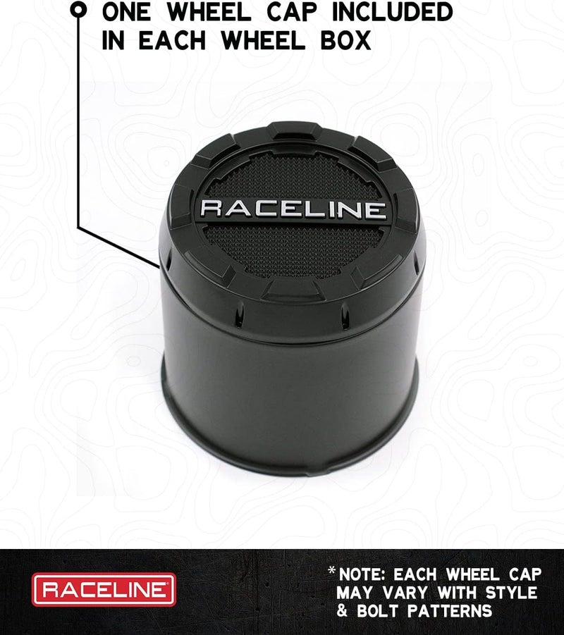 Raceline Wheels 144M Storm Wheel Black with Machined Finish 15X7" 4X100/4X108 Bolt Pattern - Image 3