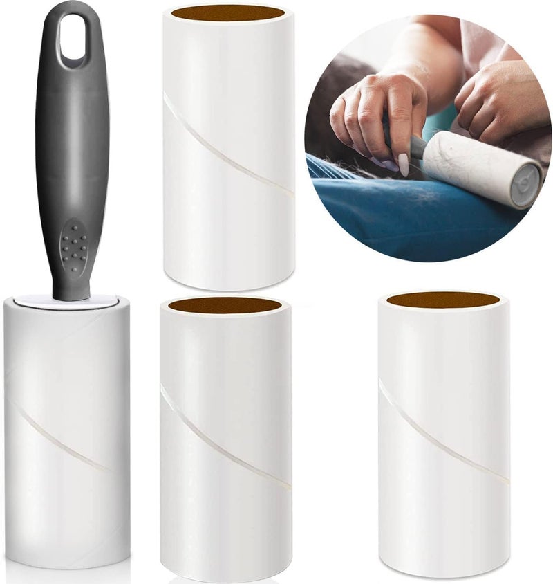 3 Pieces Lint Roller Replacement Refill Rolls For IKEA BASTIS, FREE Handle - Image 5
