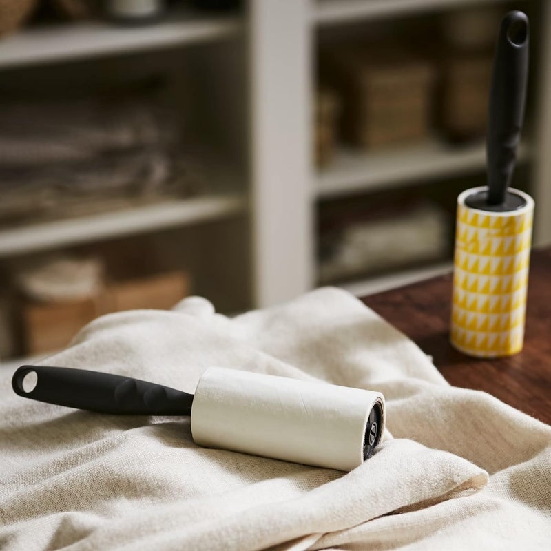 3 Pieces Lint Roller Replacement Refill Rolls For IKEA BASTIS, FREE Handle - Image 2