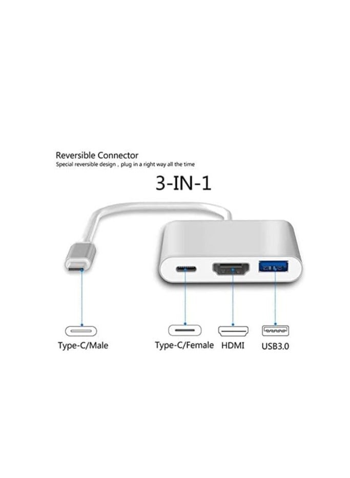 Type C To HDMI USB 3.0 Charging Converter USB-C 3.1 Adapter for MacBook - Image 3