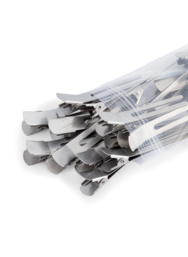 كيرلي جيرل جديد! مشابك تجعيد جذر كبيرة من Curly Girl، مشابك تمساح مقاومة للصدأ، معتمدة من صالونات التجميل أو الاستخدام المنزلي، 25 مشبكًا (غير للبيع بالتجزئة) - Image 1