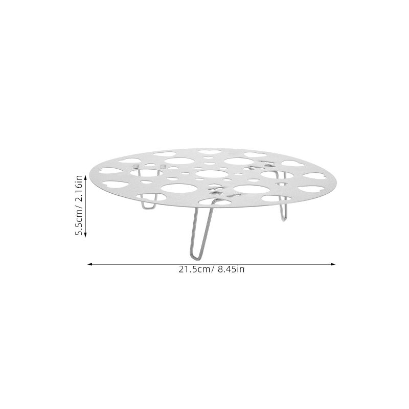 7 Hole Stainless Steel Steaming Rack Large Multi Function Steam Tray for Cooking Baking - Image 3