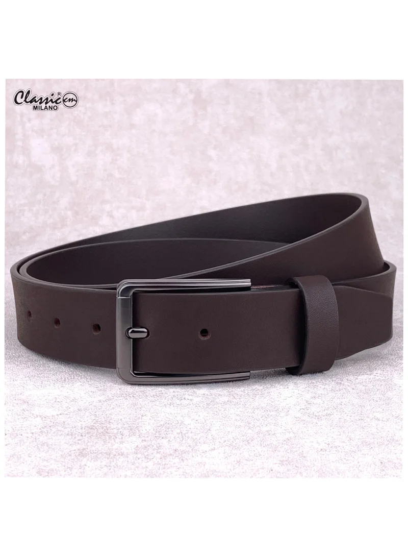 Classic Milano Classic Milano Genuine Leather Belt for Men – Black and Brown Formal Belt – Men Belts for Office & Business Wear – Mens Belt Leather with Gift Box