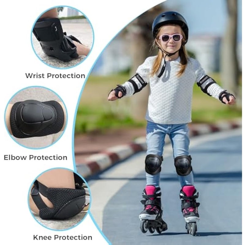 Kids/Youth Knee Pad Elbow Pads Guards Protective Gear Set for Roller Skates Cycling BMX Bike Skateboard Inline Skatings Scooter Riding Sports - Image 2