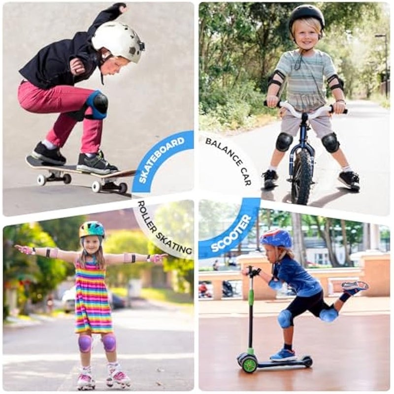 Kids/Youth Knee Pad Elbow Pads Guards Protective Gear Set for Roller Skates Cycling BMX Bike Skateboard Inline Skatings Scooter Riding Sports - Image 4