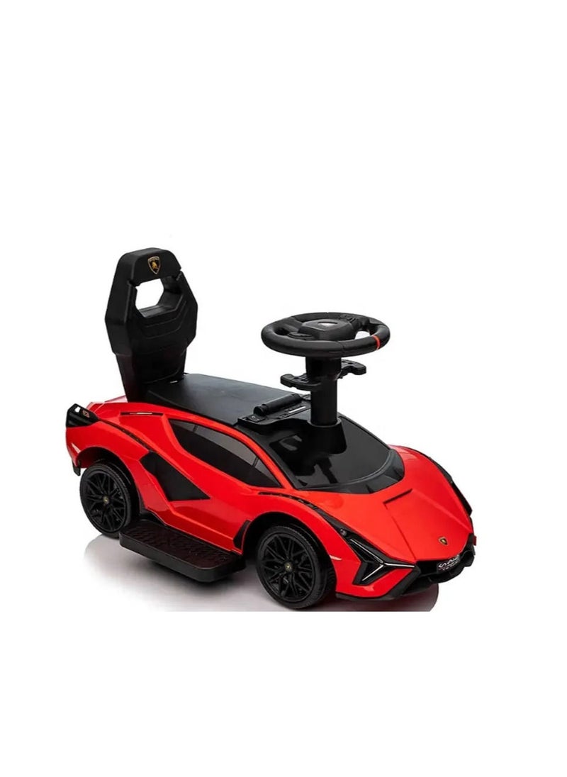 FACTUAL TOYS Lamborghni Sian FKP 37 Pusher car - Red  - Image 2