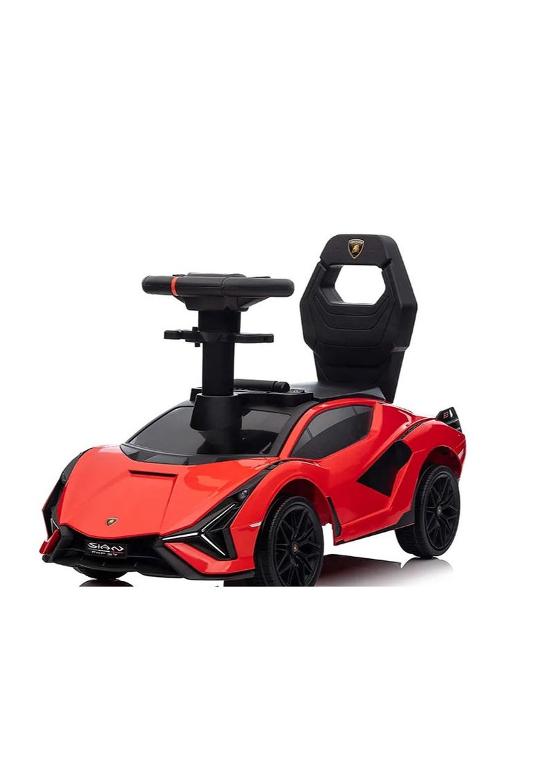 FACTUAL TOYS Lamborghni Sian FKP 37 Pusher car - Red  - Image 1