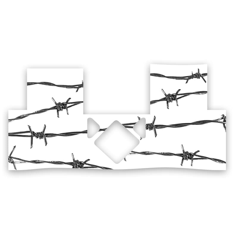 Rockadex  Decal Sticker Compatible for Medtronic Insulin Pump Quality Vinyl Stickers Custom Vinyl Decals for Insulin Pump Barbed Wire