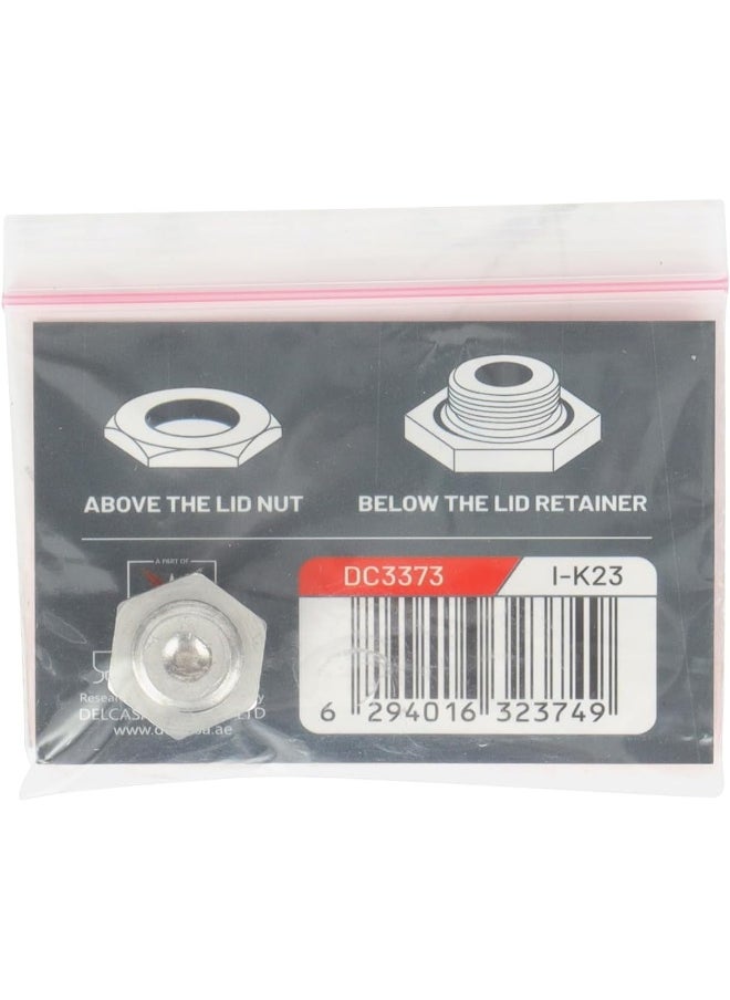 DELCASA Delcasa DC3373 Pressure Cooker Safety Valve, Silver  - Image 2