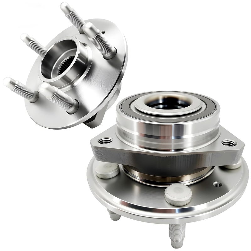 Aspligo 513282 2-Pcs Front or Rear Wheel Bearing Hub Assembly for Chevy Camaro and Impala - Image 1