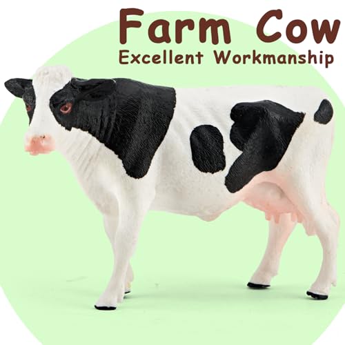 Divwa Farm Animal Toy Figure Set 15Pcs Plastic Kid Farm Animal Toy Playset Cow Horse Goat Sheep Pig Donkey Goose Duck Turkey Chicken Dog Cat Rabbit for Toddler 35 57 - Image 5