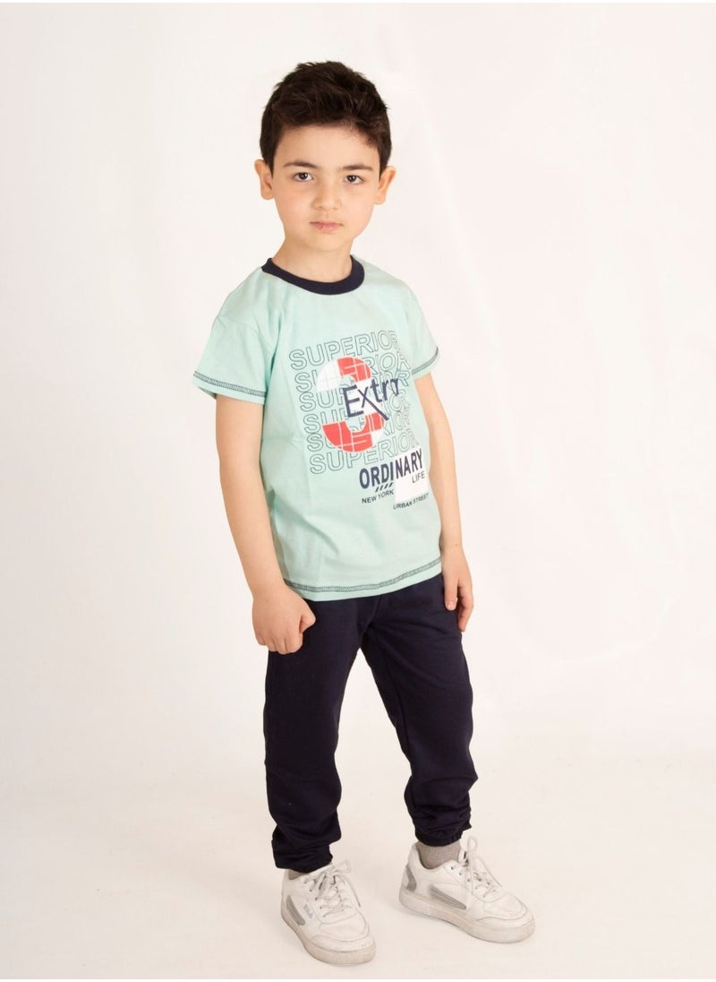 lecoo Cotton summer wear for children boys - for going out, clubbing and home - Summer Melton pants with pockets - comfortable pajamas  - Image 2