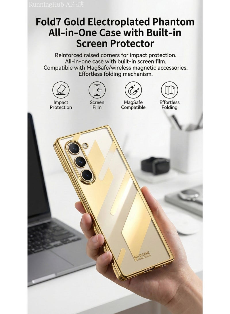 ThangCore Magnetic Rotating Kickstand Case for SM-Fold7 | Phantom Series with Hinge Protection for Business - Image 2