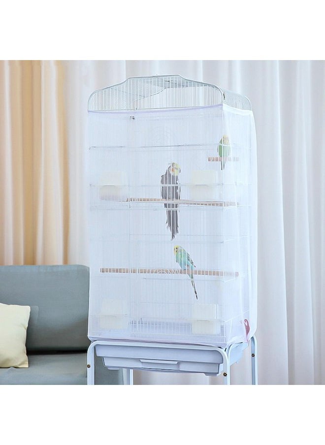 غطاء تنورة شبكية قابلة لإعادة الاستخدام من ZARSIO Birdcages Mesh لصيد البذور في قفص الطيور (31 × 67 بوصة)  - Image 5