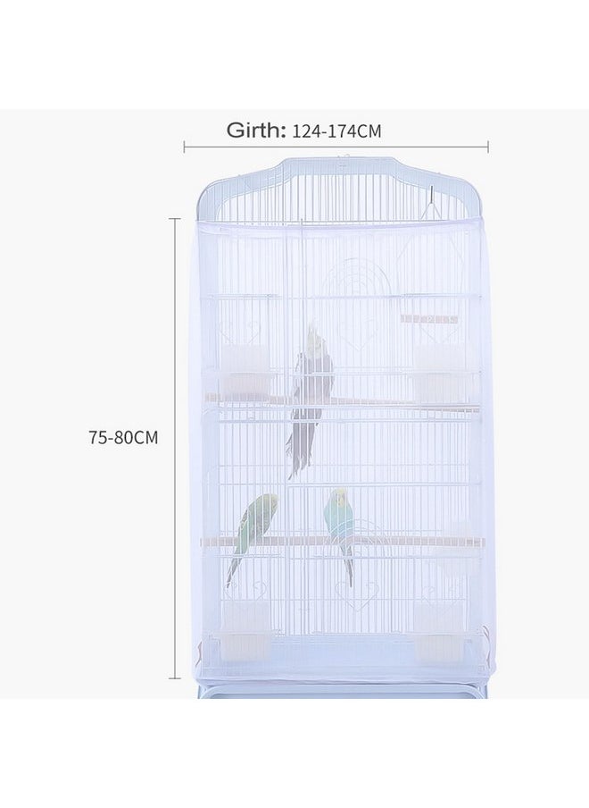 غطاء تنورة شبكية قابلة لإعادة الاستخدام من ZARSIO Birdcages Mesh لصيد البذور في قفص الطيور (31 × 67 بوصة)  - Image 2