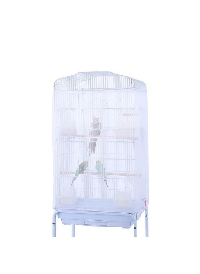 غطاء تنورة شبكية قابلة لإعادة الاستخدام من ZARSIO Birdcages Mesh لصيد البذور في قفص الطيور (31 × 67 بوصة)  - Image 1