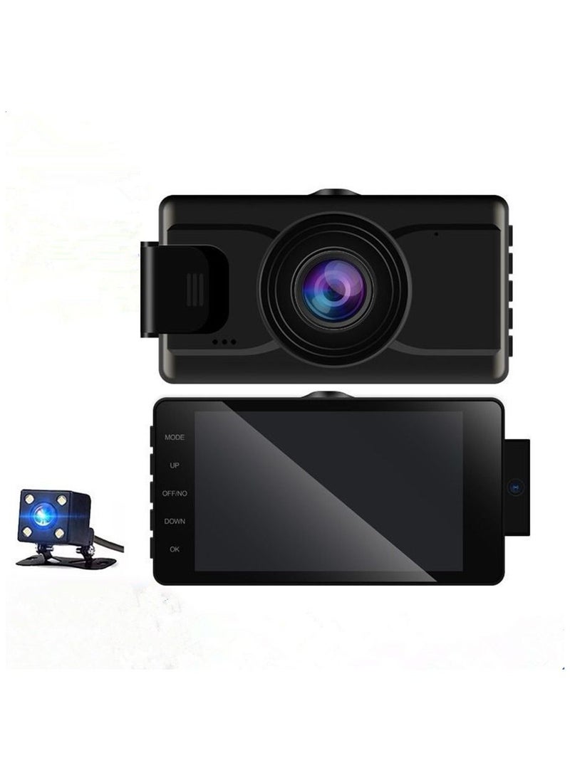 Generic Action Camera Stabilizer Car DVR 3 Inch WiFi 1080P Video Recorder HD Car Recorder Dash Cam Dual Record Video Registrar  - Image 1