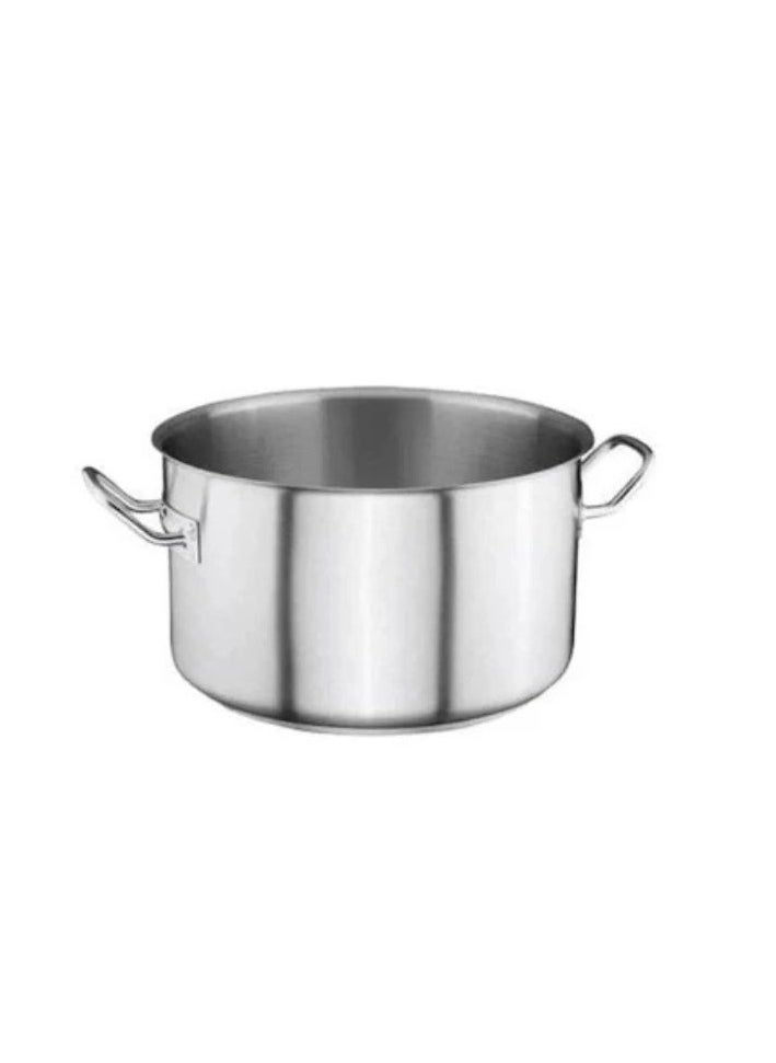 Paderno Stainless Steel Cooking Pot 18cmØ. 10.8cmH. - 2.7L  Multi-Stove Safe, Hollow tubular stay cool handles Stainless Steel. Heat Efficient. Dishwasher Safe. Italy 
