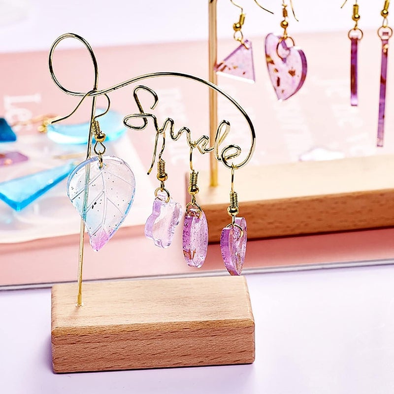KRAFTMASTERSEpoxy Resin Jewellery Making Supplies Resin Kits and Molds Resin Dye Necklace Chains Resin Art Starter Kit for DIY Pendant Keychains Earring