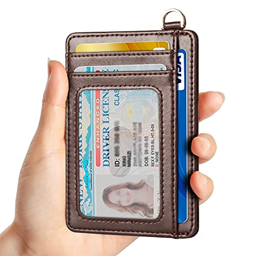 EcoVision Slim Minimalist Front Pocket Wallet, RFID Blocking Credit Card Holder Wallet with Detachable D-Shackle for Men Women - Image 2