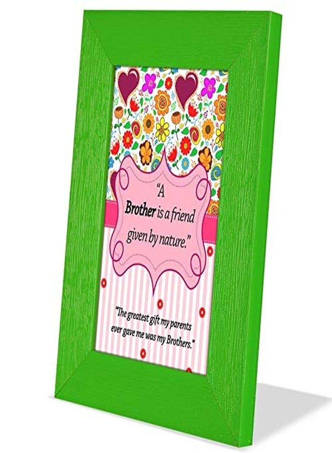 Alwaysgift Attractive MOTI Rakhi A Brother is A Friend, Given by Nature Quotation Frame & Belt Hamper - Image 2