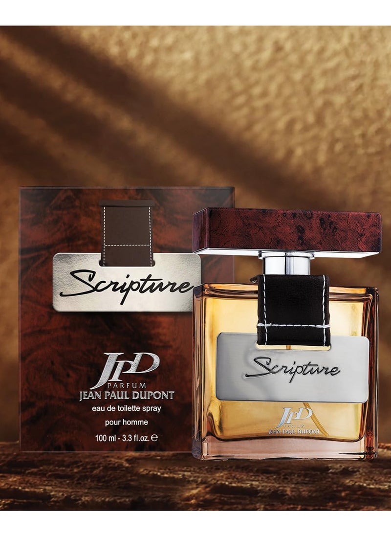 Jean Paul Dupont - JPD Scripture Eau de Toilette for Men – 100ml - Image 1