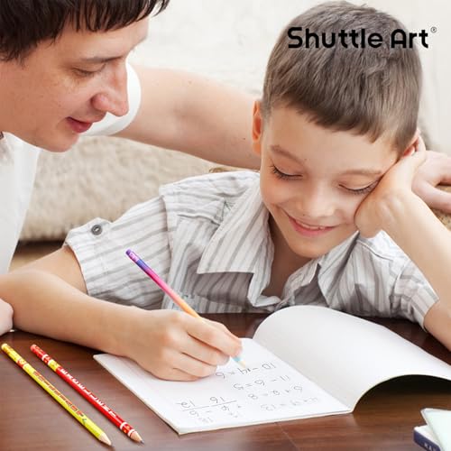 Shuttle Art Assorted Colorful Pencils, 180 Pack Kids Pencil Bulk with 12 Designs, #2 HB, Pre-sharpened Awards and Incentive Pencils for Kids School Home Party, easter pencils bulk - Image 4