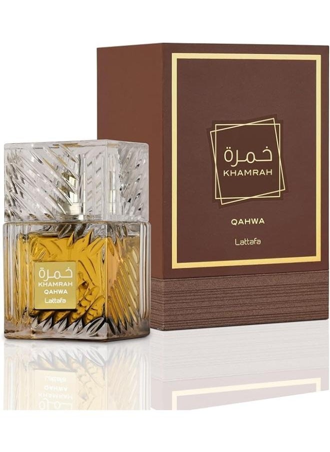 Lattafa - Khamrah Qahwa EDP For Unisex 100ml - Image 1