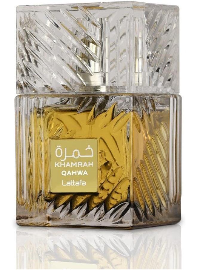 Lattafa - Khamrah Qahwa EDP For Unisex 100ml - Image 1