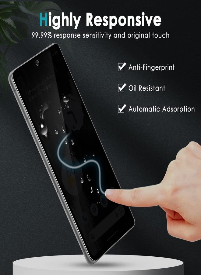 YWXTW [2 Pack] Privacy Screen Protector for Google Pixel 7,Tempered Glass Anti-Spy 9H Hardness Film for Google Pixel 7,HD Anti-Scratch Easy Install Bubble Free Case Friendly - Image 5