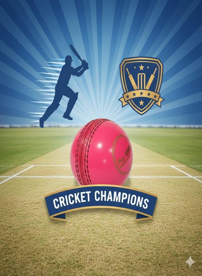 Protoner Professional Leather Cricket Balls, Traditional White, Pink and Red Colors, Practice Training Match Ball for Players (Pink) - Image 3