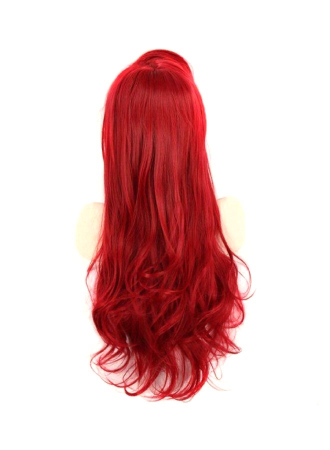 NIBEMINENT Fashion Wavy Ariel Prince Anime Cosplay Wigs Red - Image 2