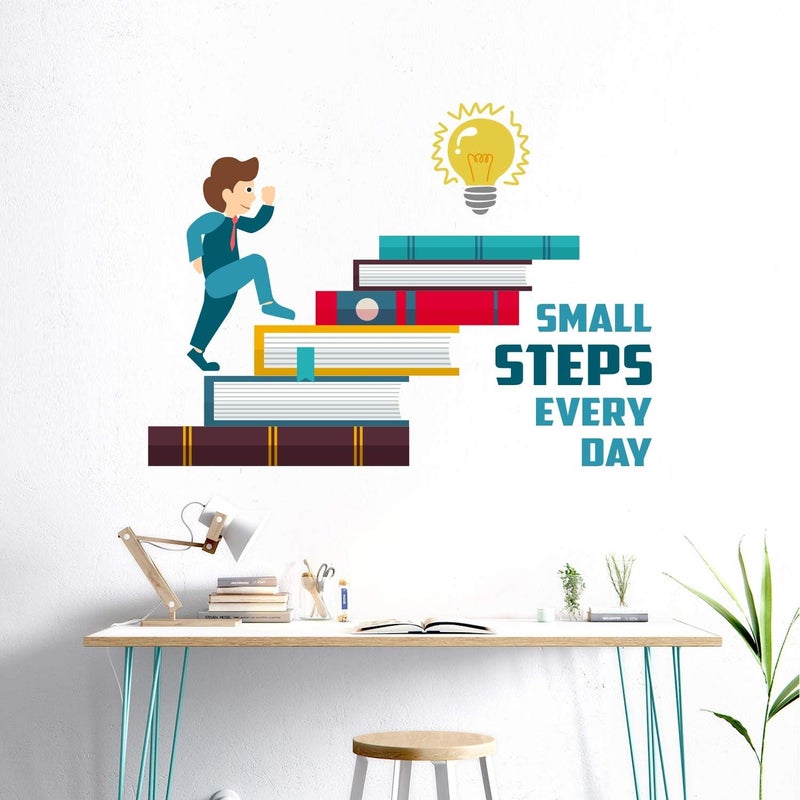 StickMe 'Everyday - Small Steps - Motivational - Inspiration Quotes Wall Sticker' -SM999 - Image 2