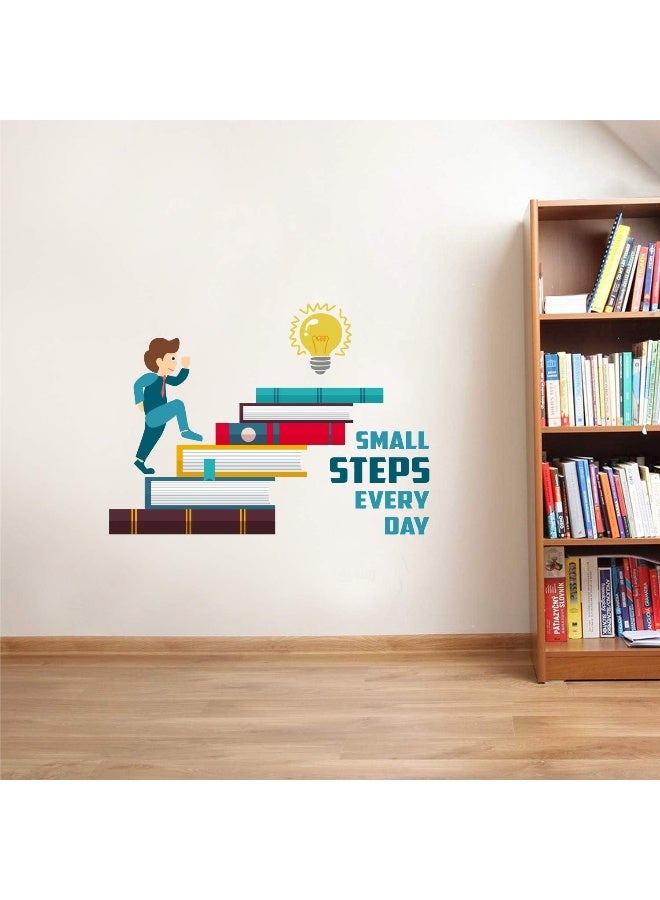 StickMe 'Everyday - Small Steps - Motivational - Inspiration Quotes Wall Sticker' -SM999 - Image 1