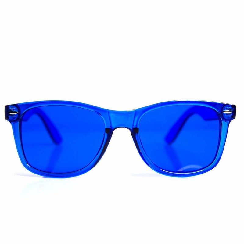 GloFX Blue Color Therapy Glasses Chakra Glasses Relax Glasses